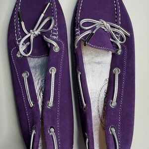 Tod's Purple Suede Women's Flats